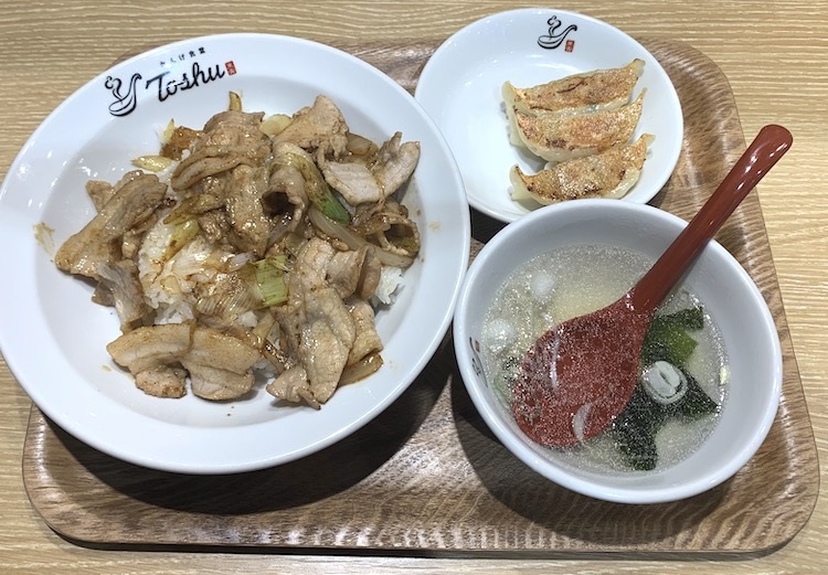 れんげ食堂の「豚焼肉丼」