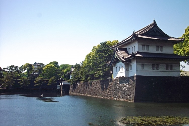 江戸城遺構のひとつである富士見櫓も