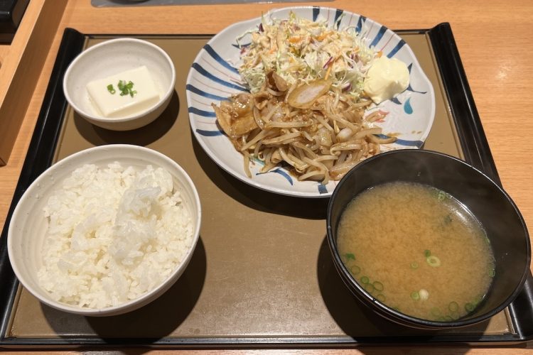 640円から670円になった、やよい軒の『しょうが焼定食』