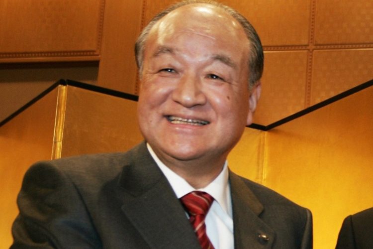 アクオス誕生の立役者でもあった元社長の町田勝彦氏（2007年撮影）