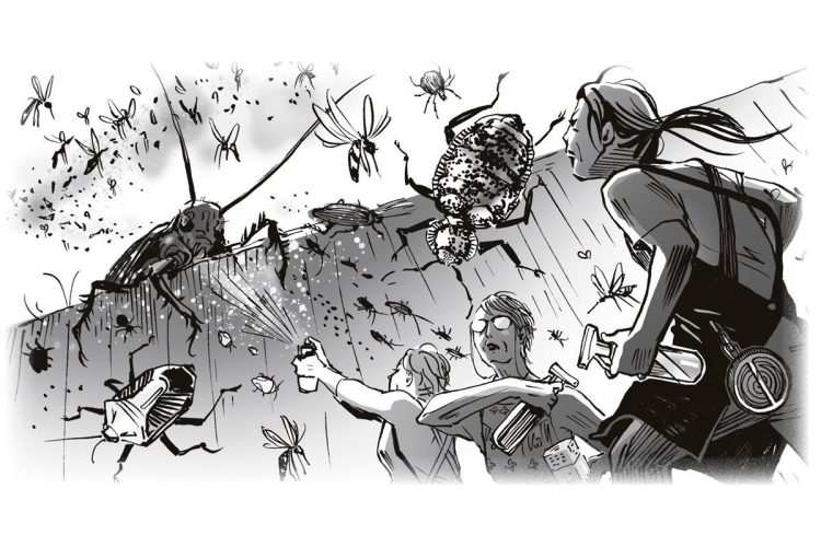 夏に増えやすい6種の害虫にどう立ち向かうか（イラスト／大窪史乃）