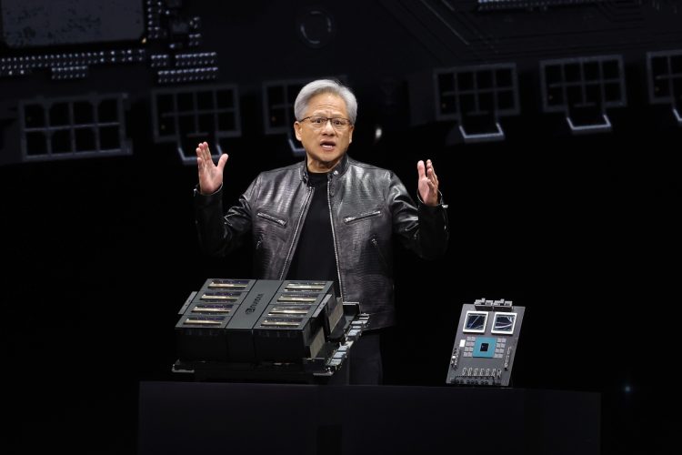 エヌビディア一強はいつまで続くか（同社のジェンスン・フアンCEO。Getty Images）