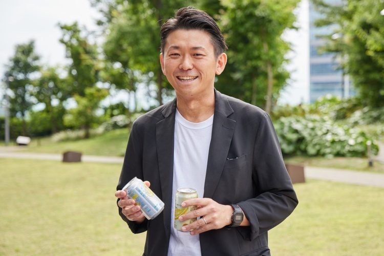 アサヒビール マーケティング本部新ブランド開発部の山田佑氏（撮影／小倉雄一郎）