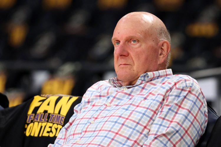 元マイクロソフトCEOで、NBAのロサンゼルス・クリッパーズオーナーでもあるスティーブン・ヴァルマー氏（Getty Images）