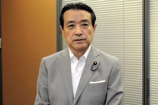 江田憲司氏は財務省の改革が必要だと語る（時事通信フォト）