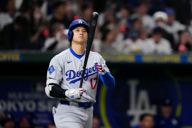 大谷翔平がテレビ業界の救世主に（3月18日のMLB開幕戦。Getty Images）