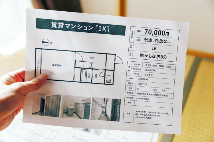 都心では家賃7万円台の物件を探すのも難しくなっている（イメージ）