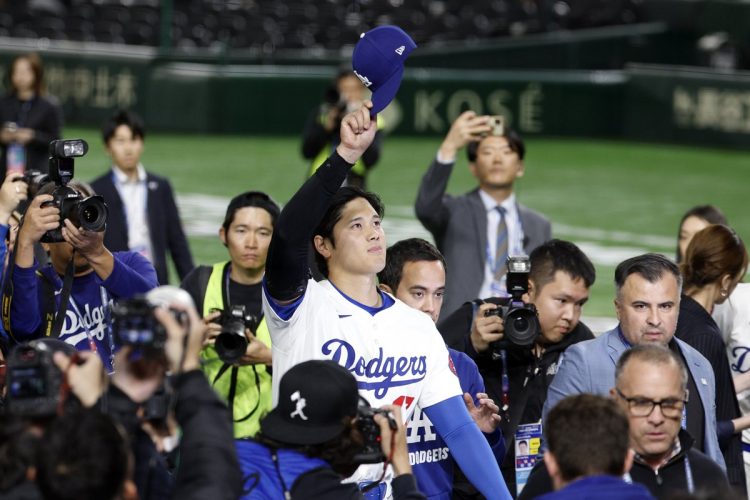 CMスポンサーの選定にも大谷流のこだわりがあるとの指摘（写真／EPA＝時事）