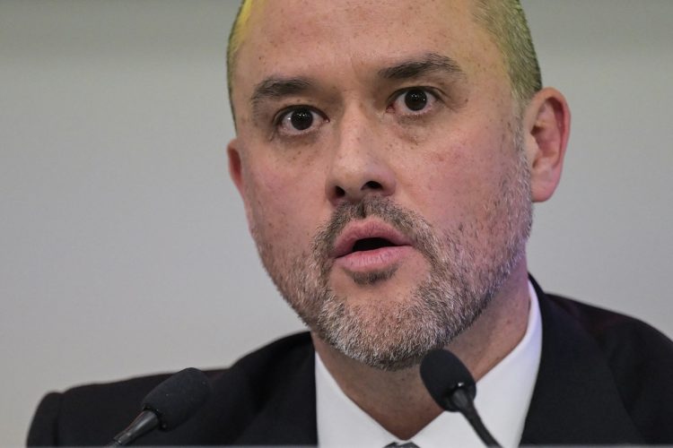 大胆なリストラ計画を発表した日産エスピノーサ新社長（写真／AFP＝時事）