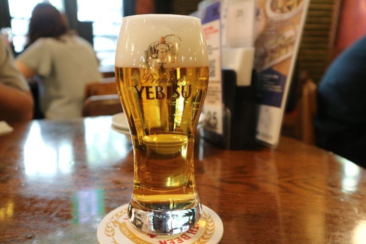 暑い日はビールに限る！