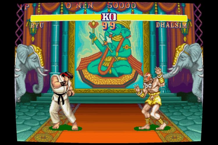 ゲーセンで初対面の相手との対戦プレイにアドレナリン出まくりだった『ストリートファイターII』（プレスリリースより）