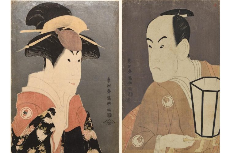 蔦重が出版した謎の絵師・東洲斎写楽の「役者大首絵」。出典：ColBase（https://colbase.nich.go.jp/）