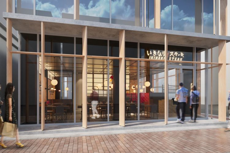 「いきなり！ステーキ」の次世代型新店舗・神田北口店（プレスリリースより）