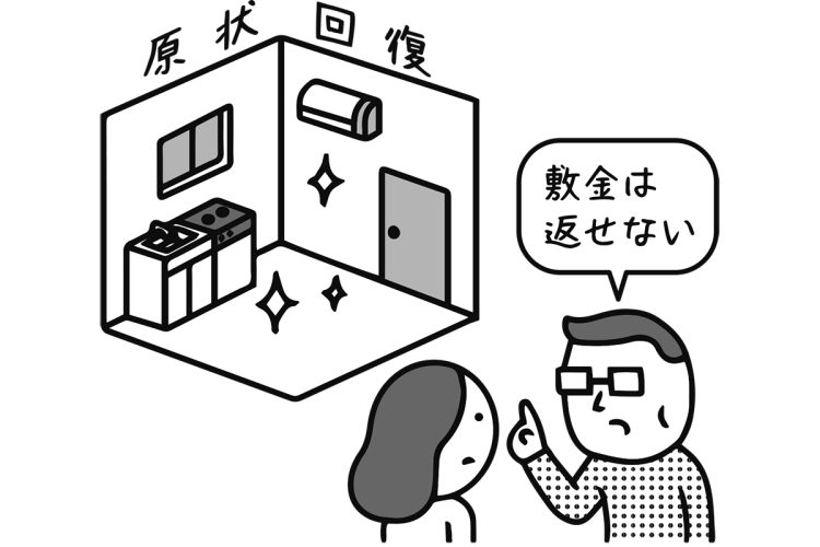 かなりきれいに使用していたのに…（イラスト／大野文彰）