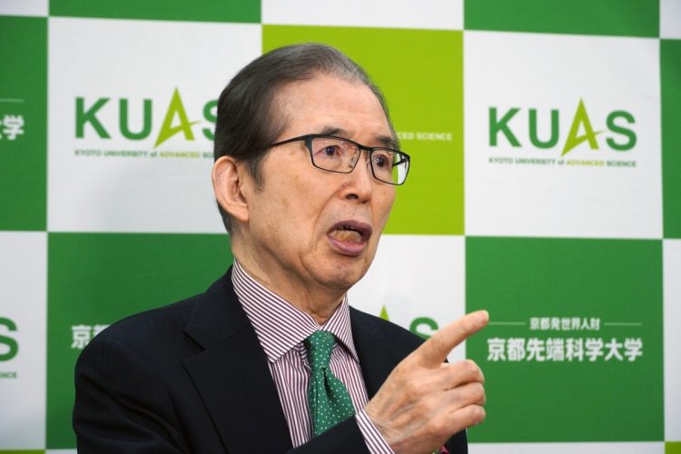 独自の経営哲学をもっていた永守重信氏（時事通信フォト）