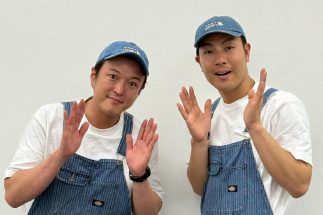 落合隆治さん（ぐりんぴーす＝右）と柴田賢佑さん（六六三六＝左）が共同代表を務める「お片付けブラザーズ」