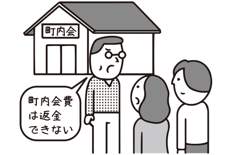 「返金できない」は通るのか（イラスト／大野文彰）